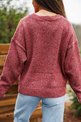 Embroidered Skier Sweater
