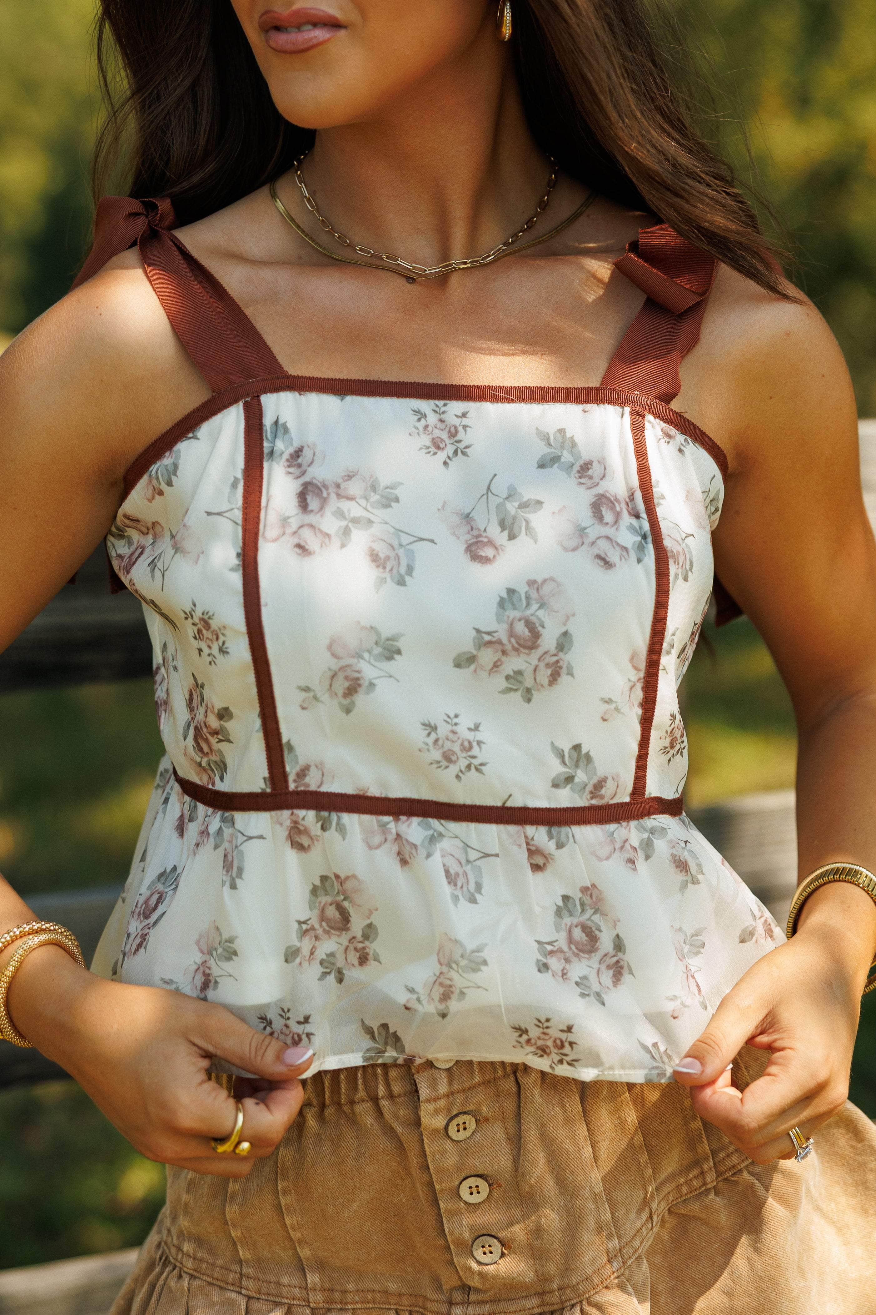 Astoria Floral Tank