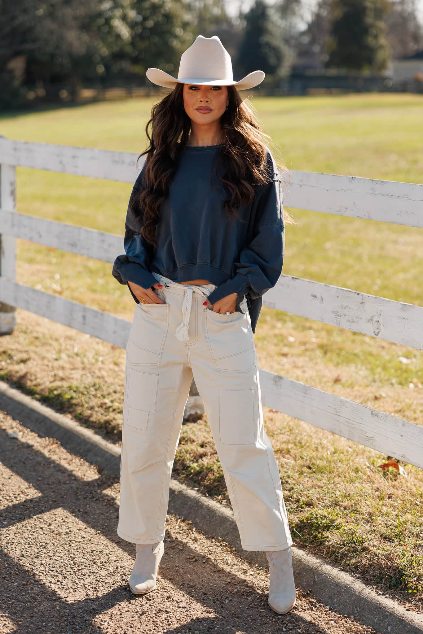 Barrel Patch Pocket Pants