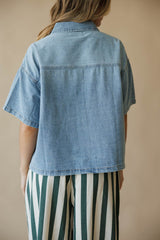 Jordan Denim Shirt Top