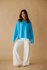 Blue Pullover Sweater