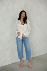 Boho Floral Lace Shirt