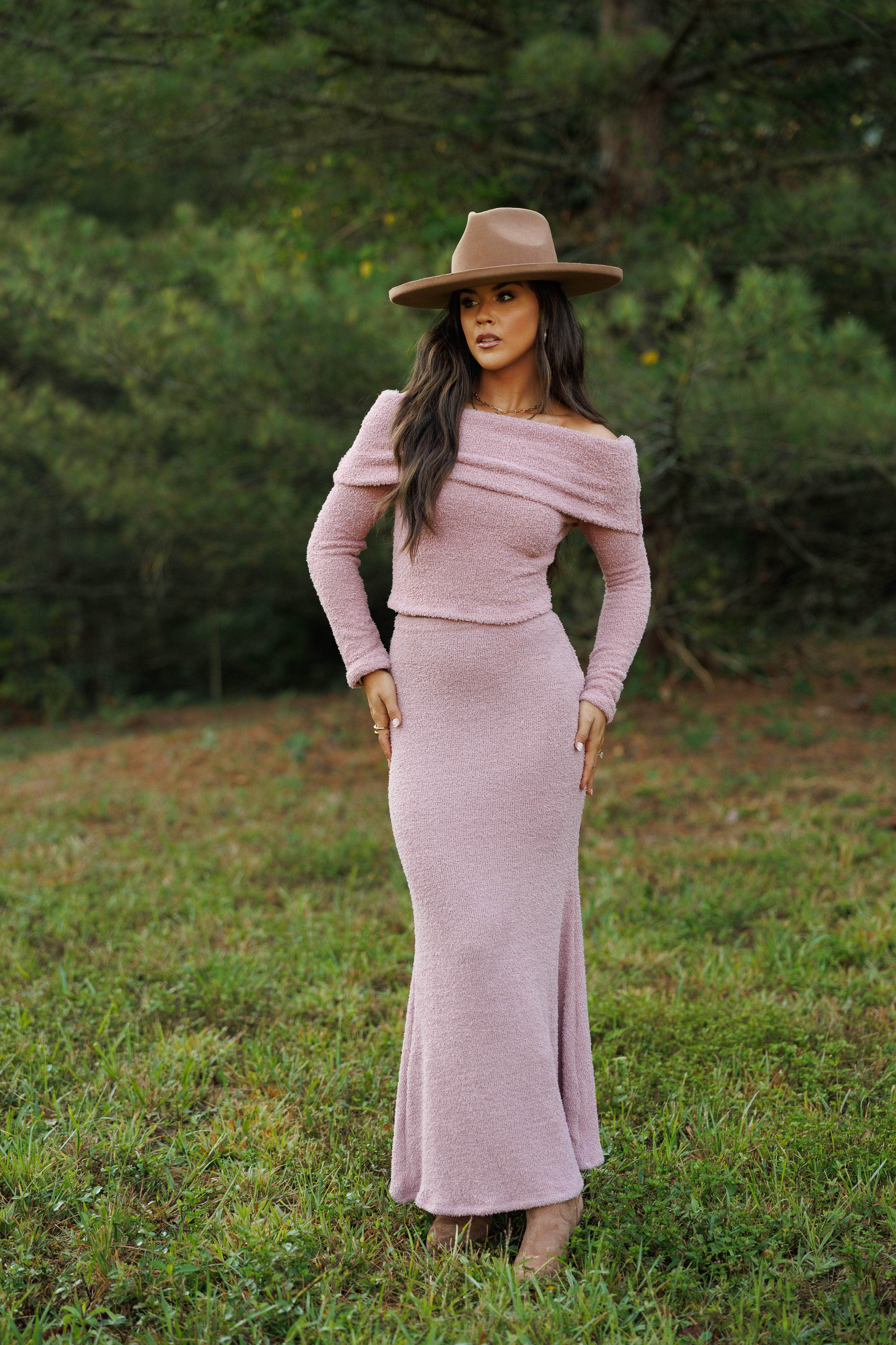 Brushed Maxi Skirt