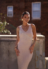 Catalina Cable Knit Sweater Dress