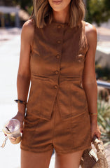 Chestnut Run Suede Shorts