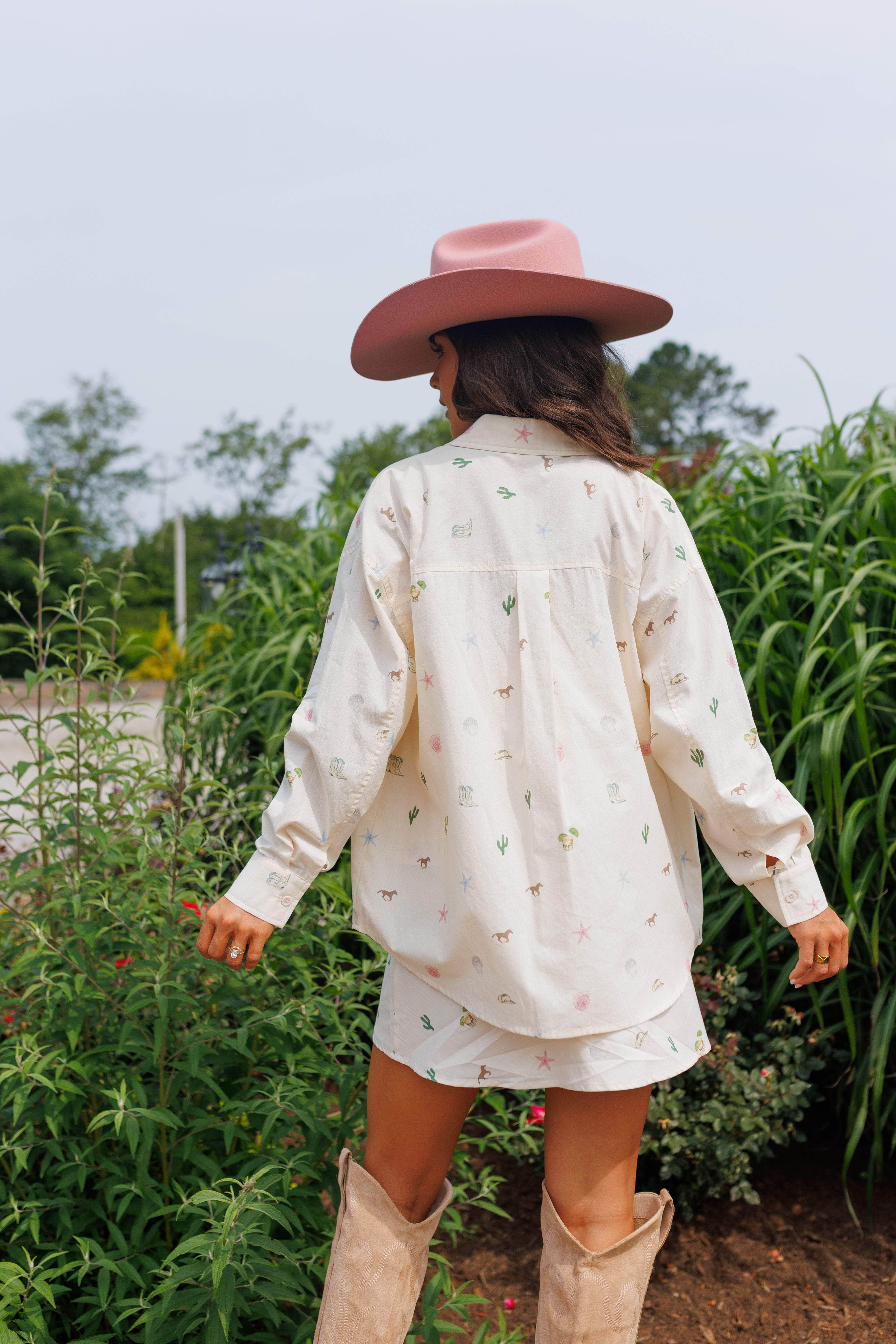 Coastal Cowgirl Oversized Shirt