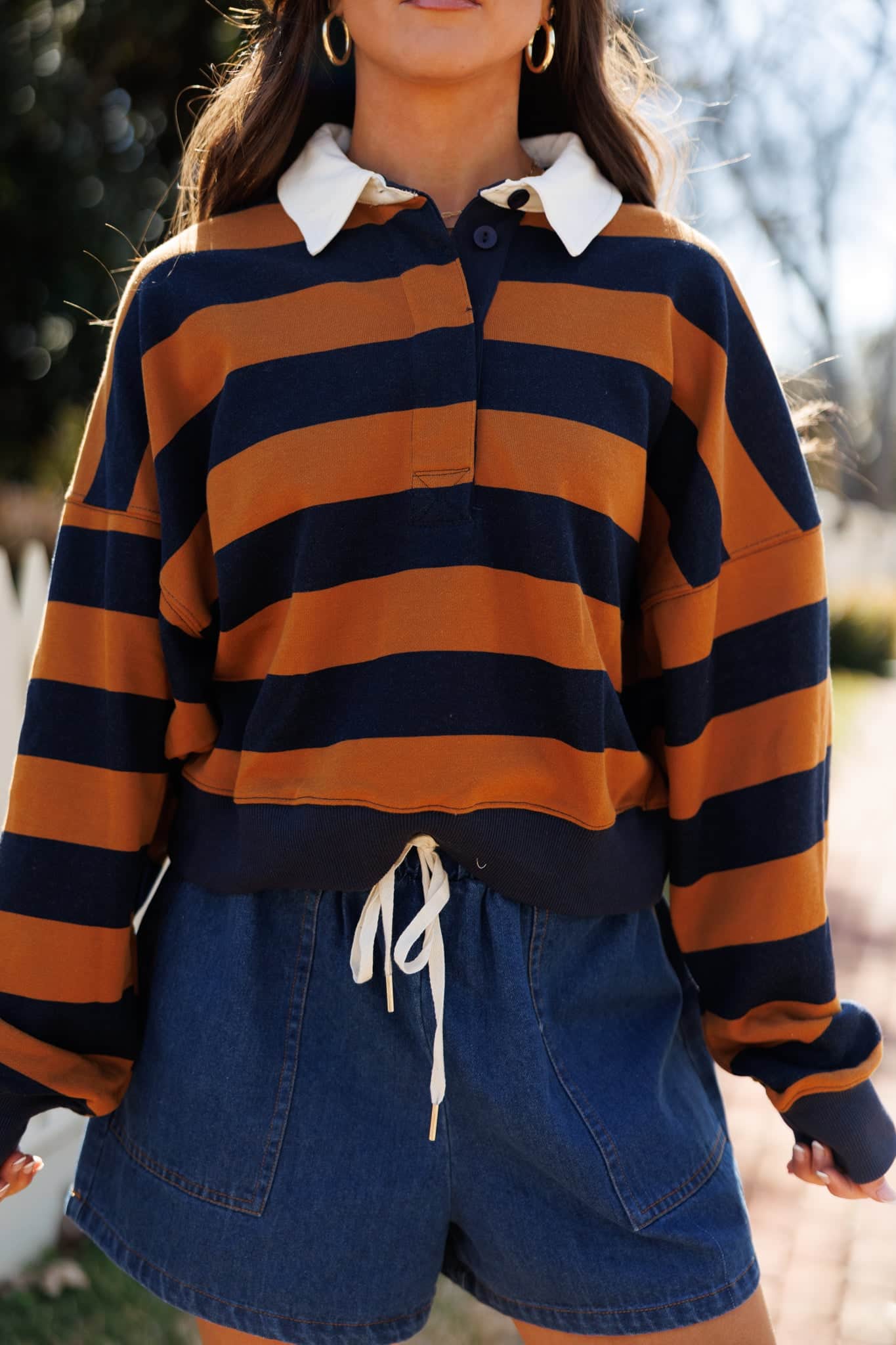 Saddle Stripe Pullover