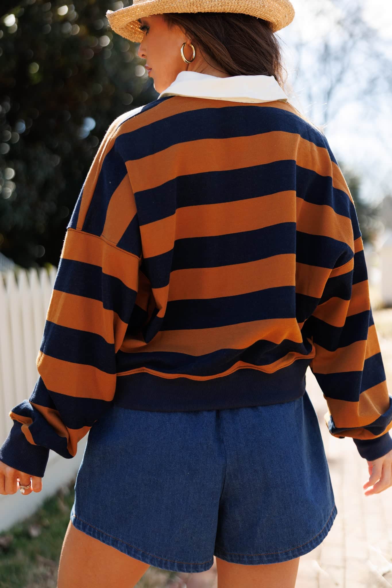 Saddle Stripe Pullover