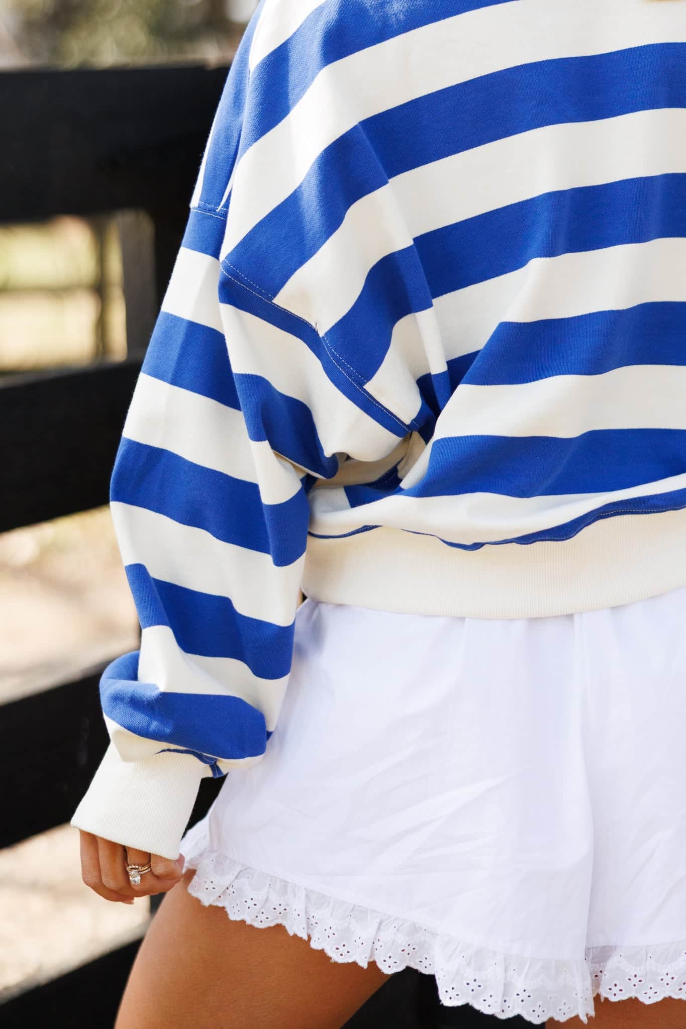 Saddle Stripe Pullover