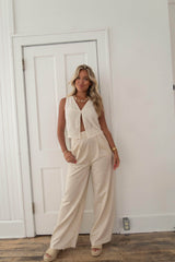 Crochet Button Vest