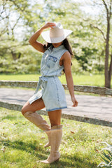Dakota Line Denim Dress