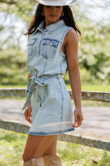 Dakota Line Denim Dress