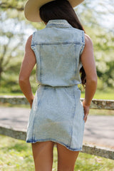 Dakota Line Denim Dress