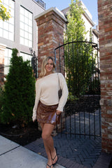 Drop Shoulder Pullover Sweater