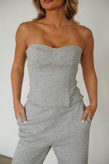 Effortlessly Extra Bustier Top
