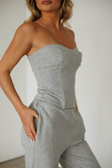 Effortlessly Extra Bustier Top