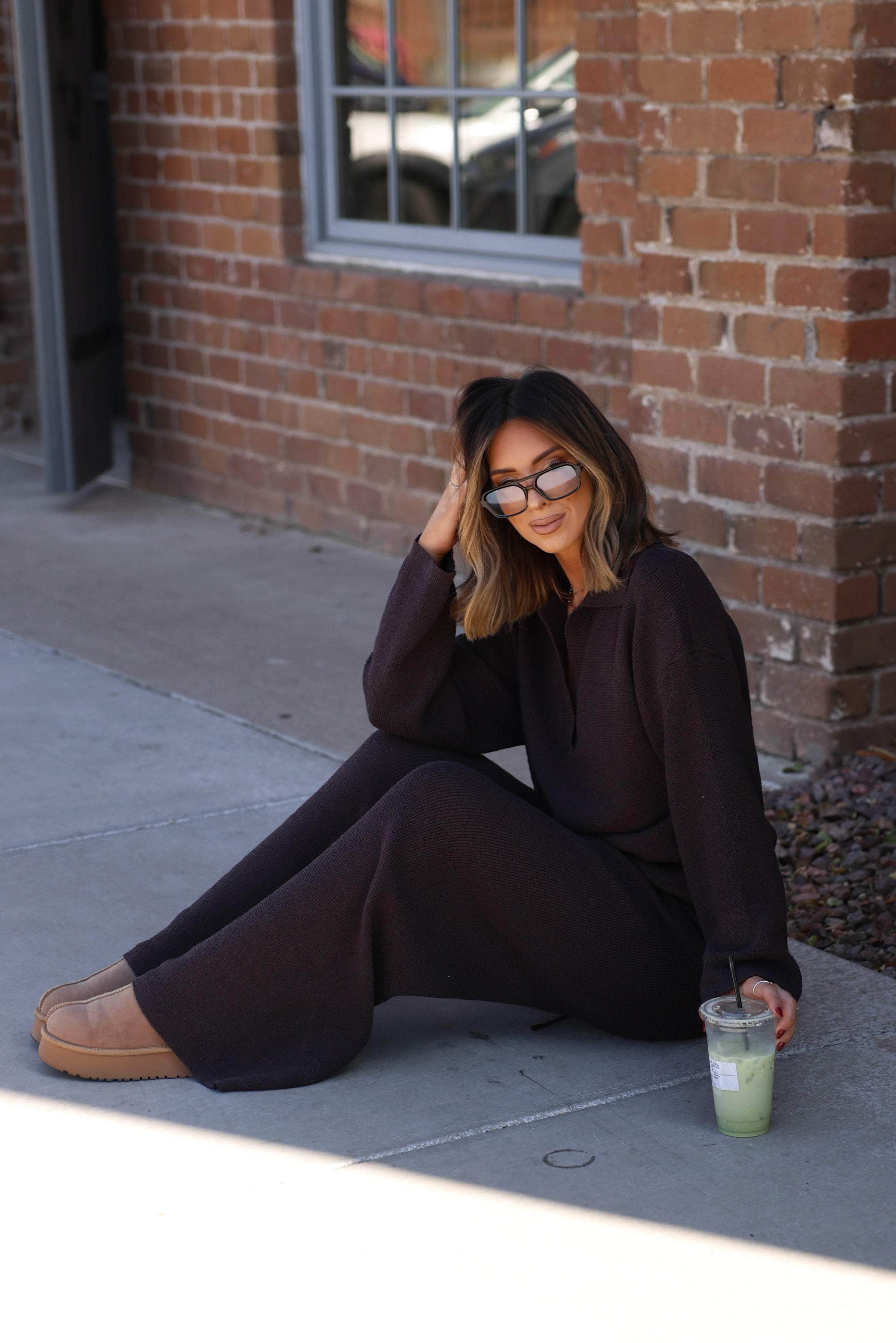 Espresso Reset Sweater Pants