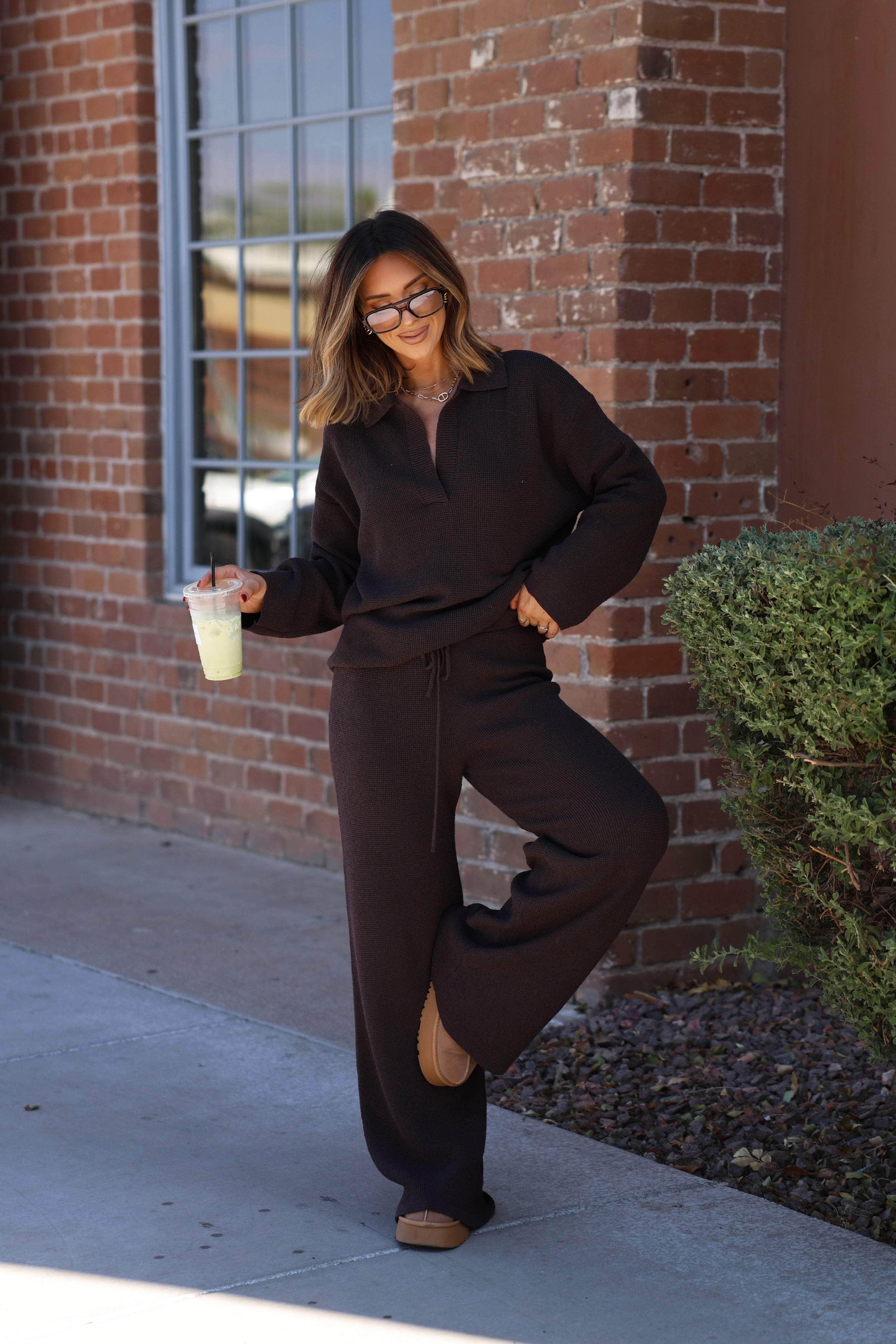 Espresso Reset Sweater Pants