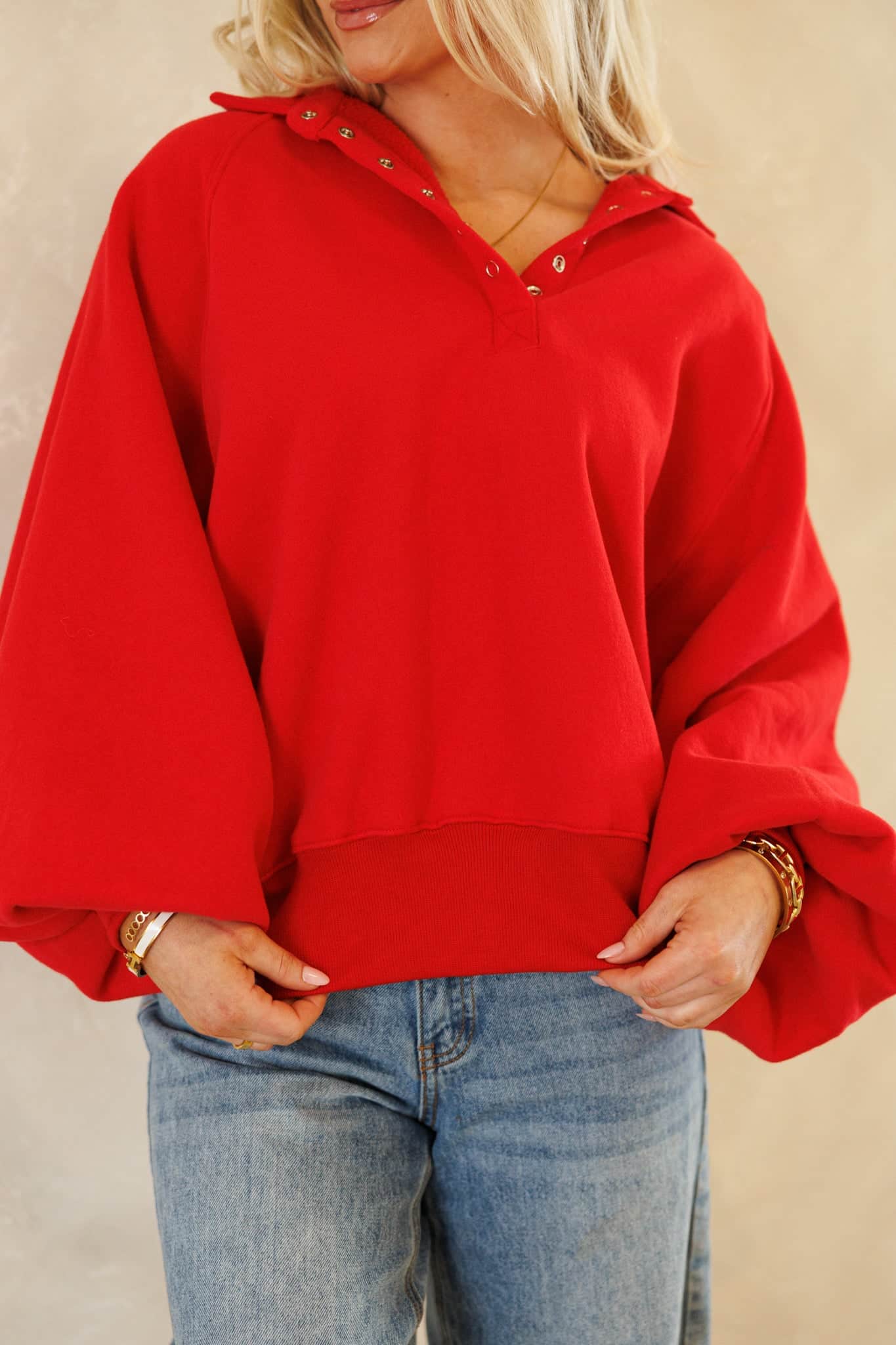 Fairway Snap Button Sweater