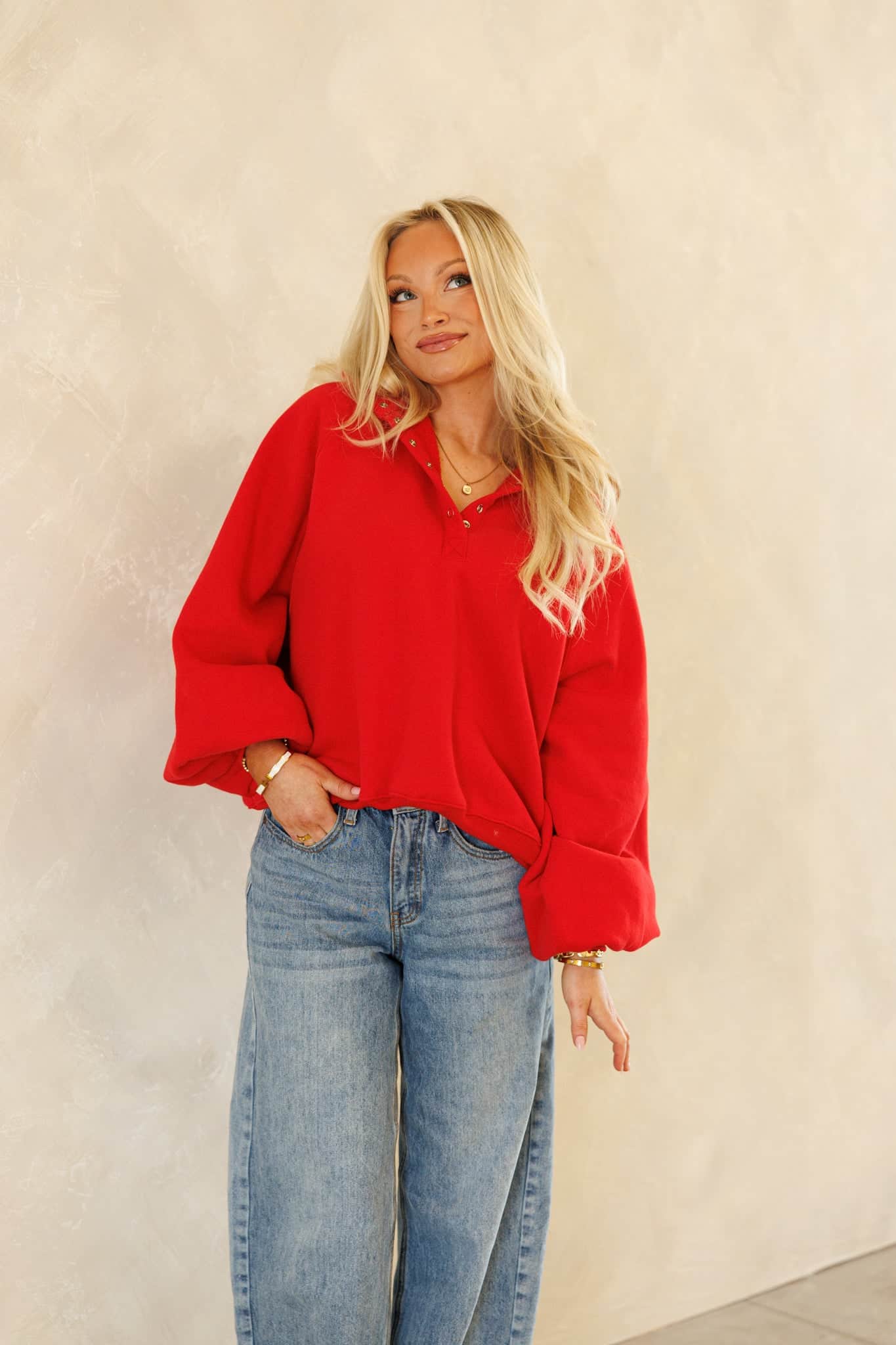 Fairway Snap Button Sweater