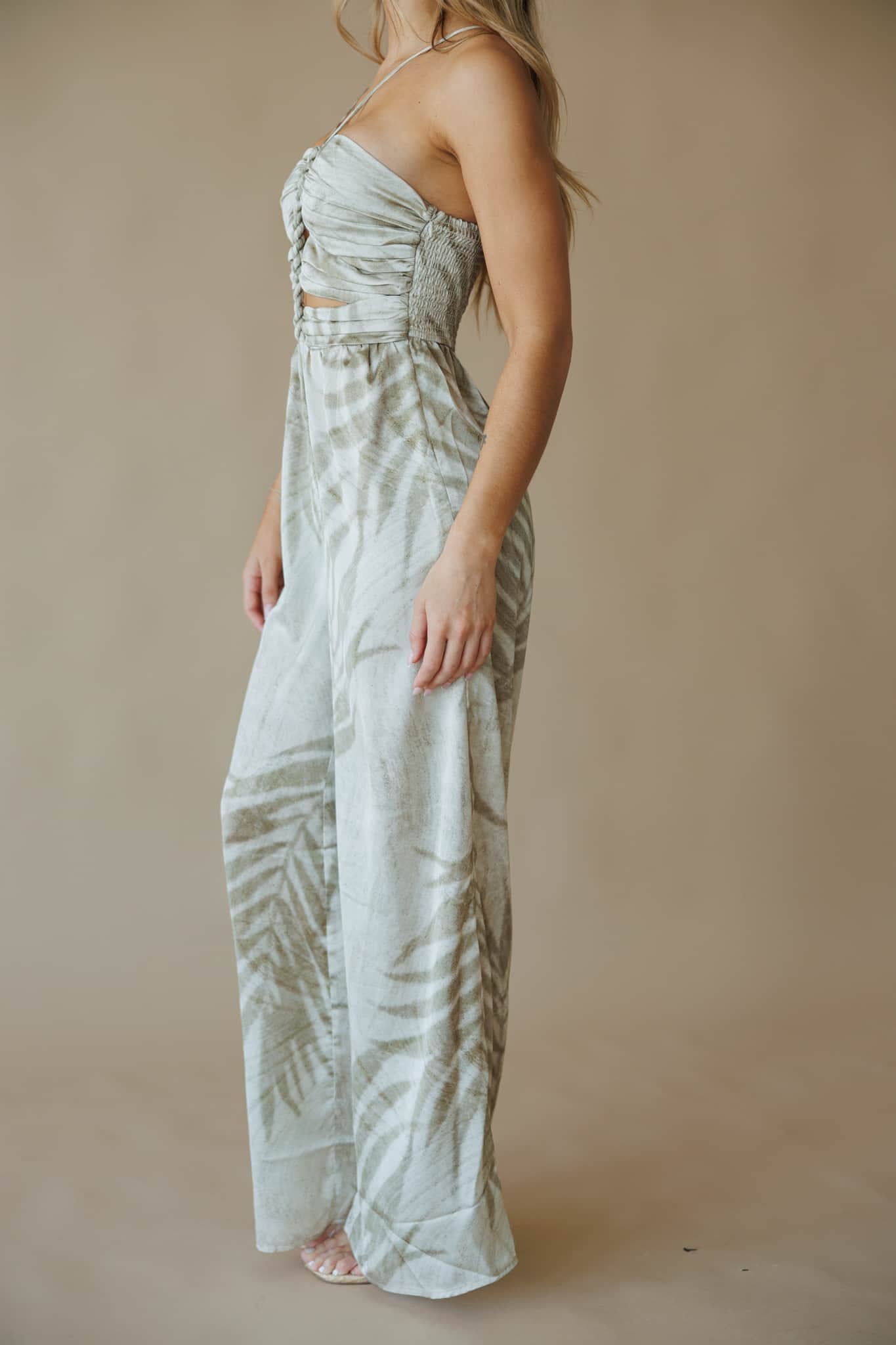 Palm Leaf Jumpsuit