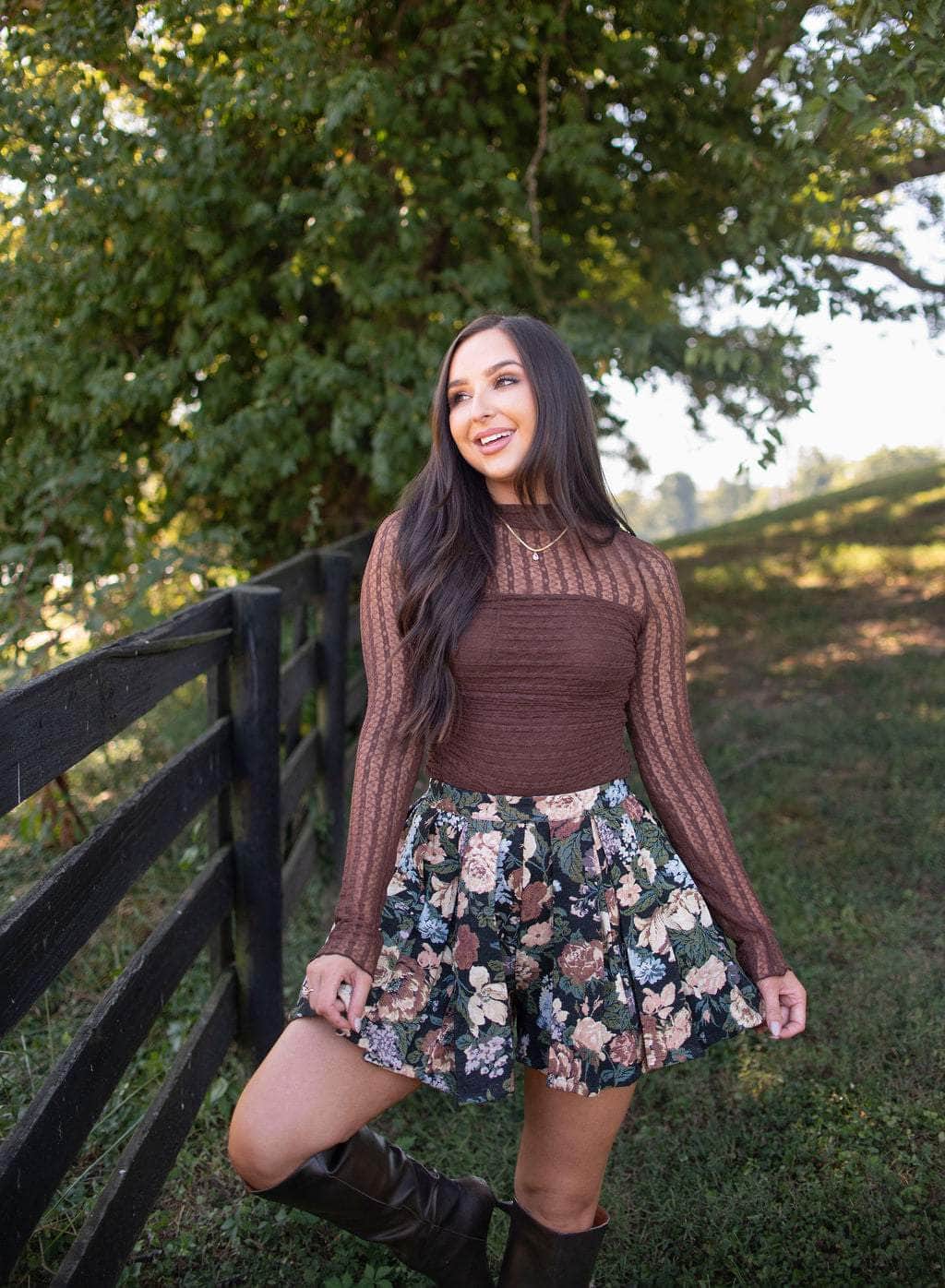 Fallen Petals Skort