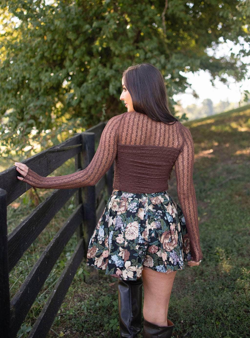 Fallen Petals Skort