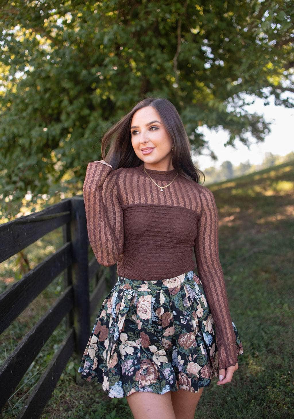 Fallen Petals Skort