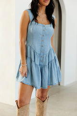 Windsong Denim Romper