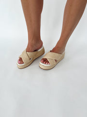 Reese Raffia Sandal