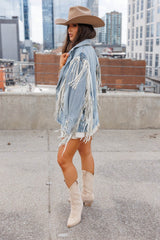 Fringe Finale Denim Jacket