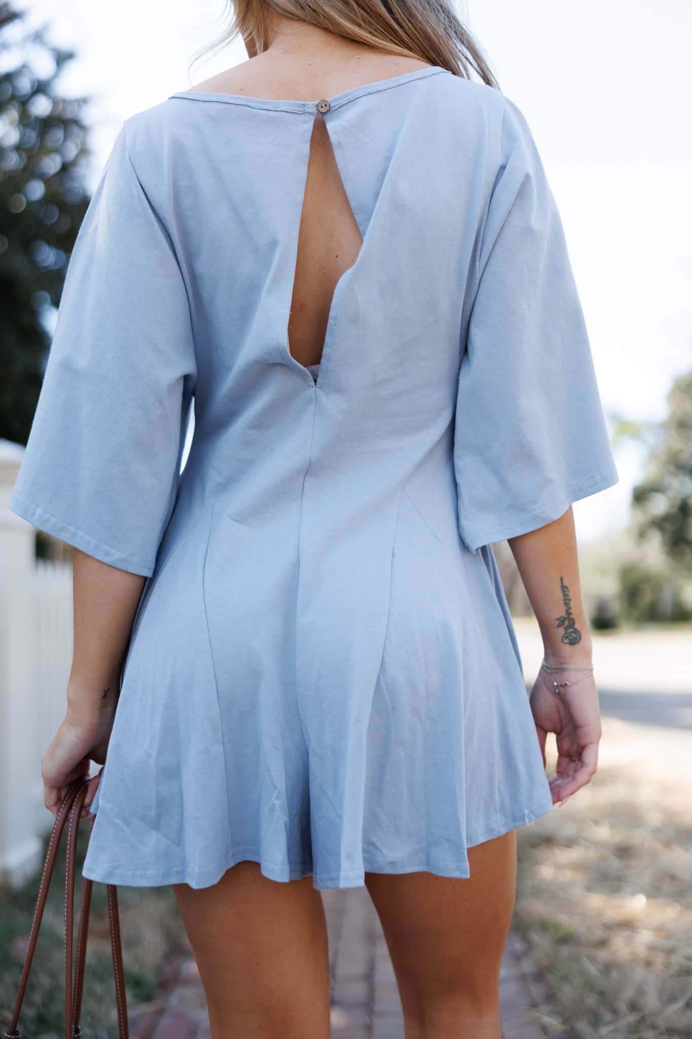 Front Pocket Romper
