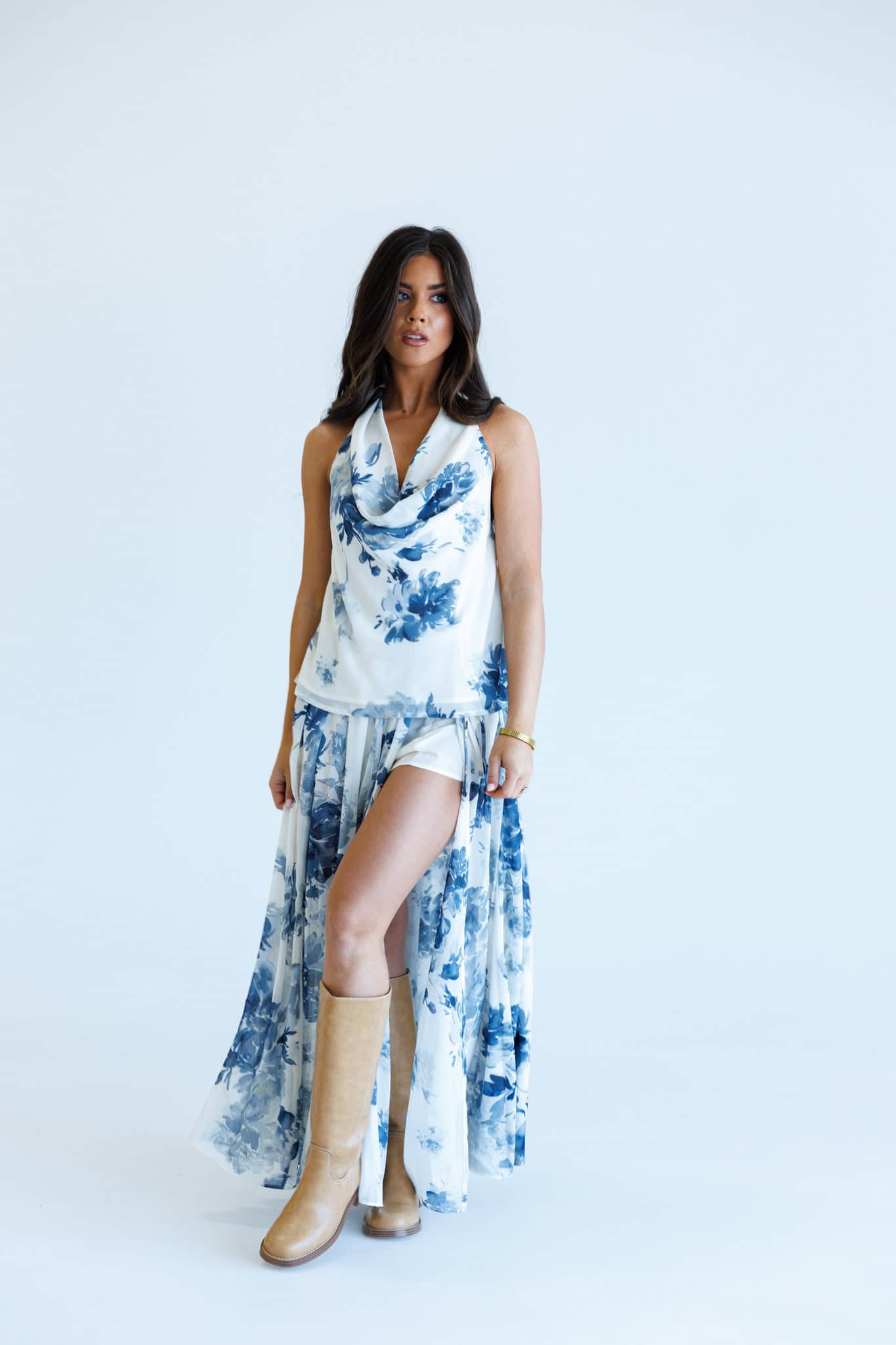 Brushstroke Blooms Skirt