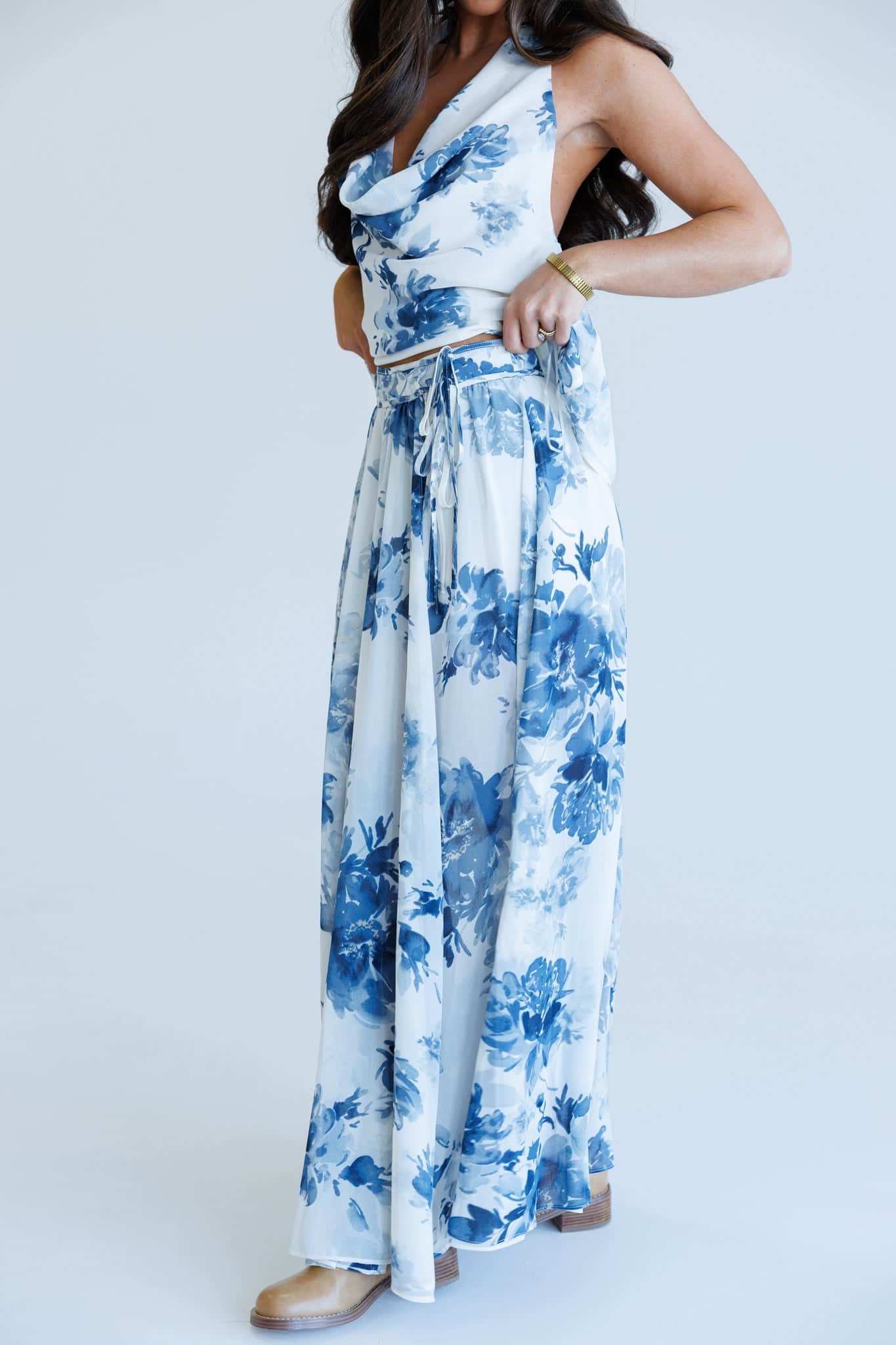 Brushstroke Blooms Skirt
