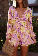 Golden Lilac Romper