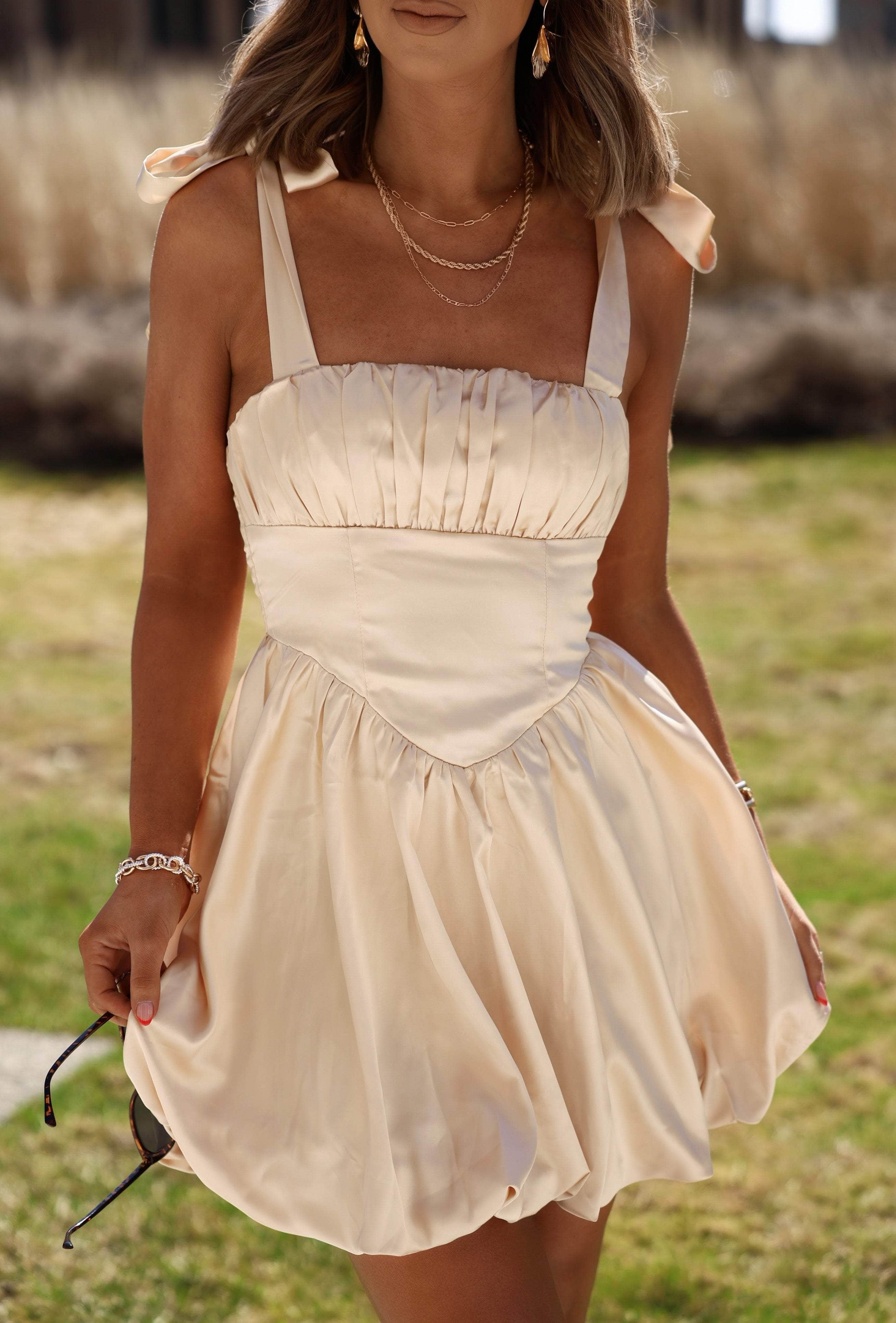 Golden Trace Dress