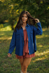 Willow Blues Denim Top