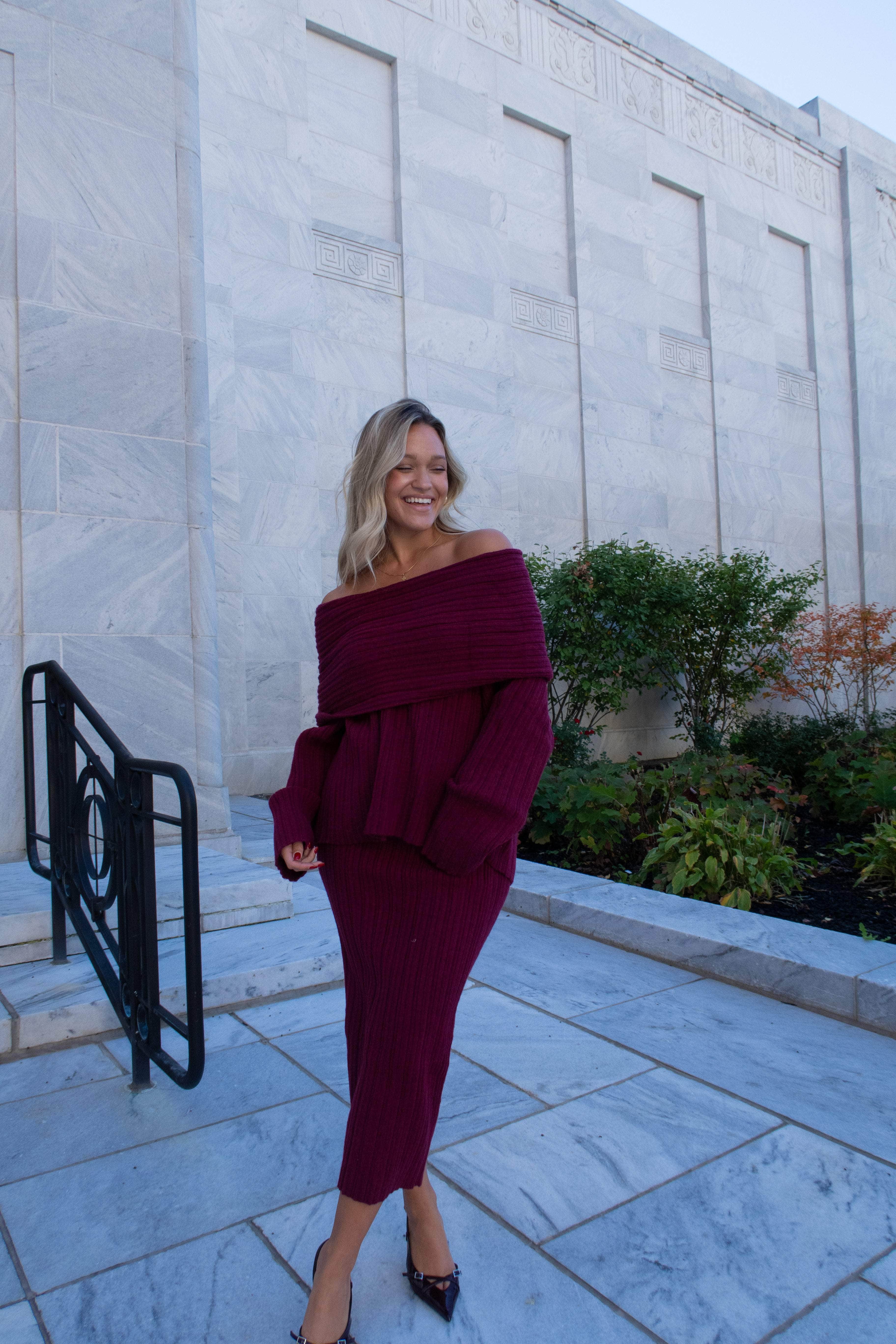Harvest Wine Sweater