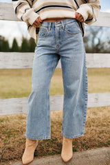 High Rise Curve Barrel Stretch Jeans