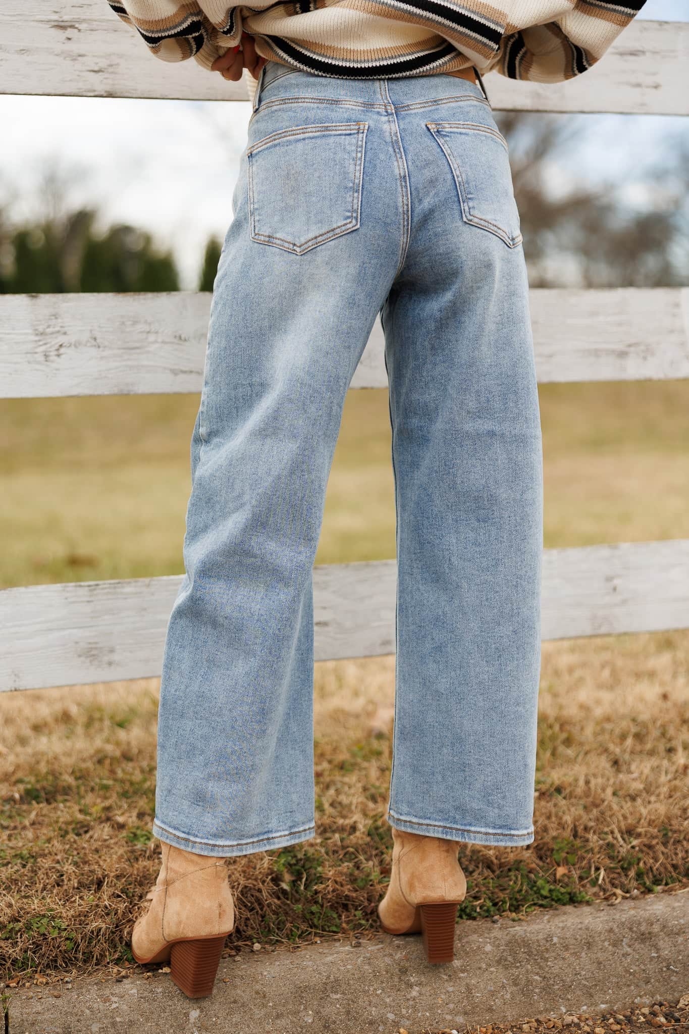 High Rise Curve Barrel Stretch Jeans