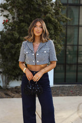 Houndstooth Holiday Jacket