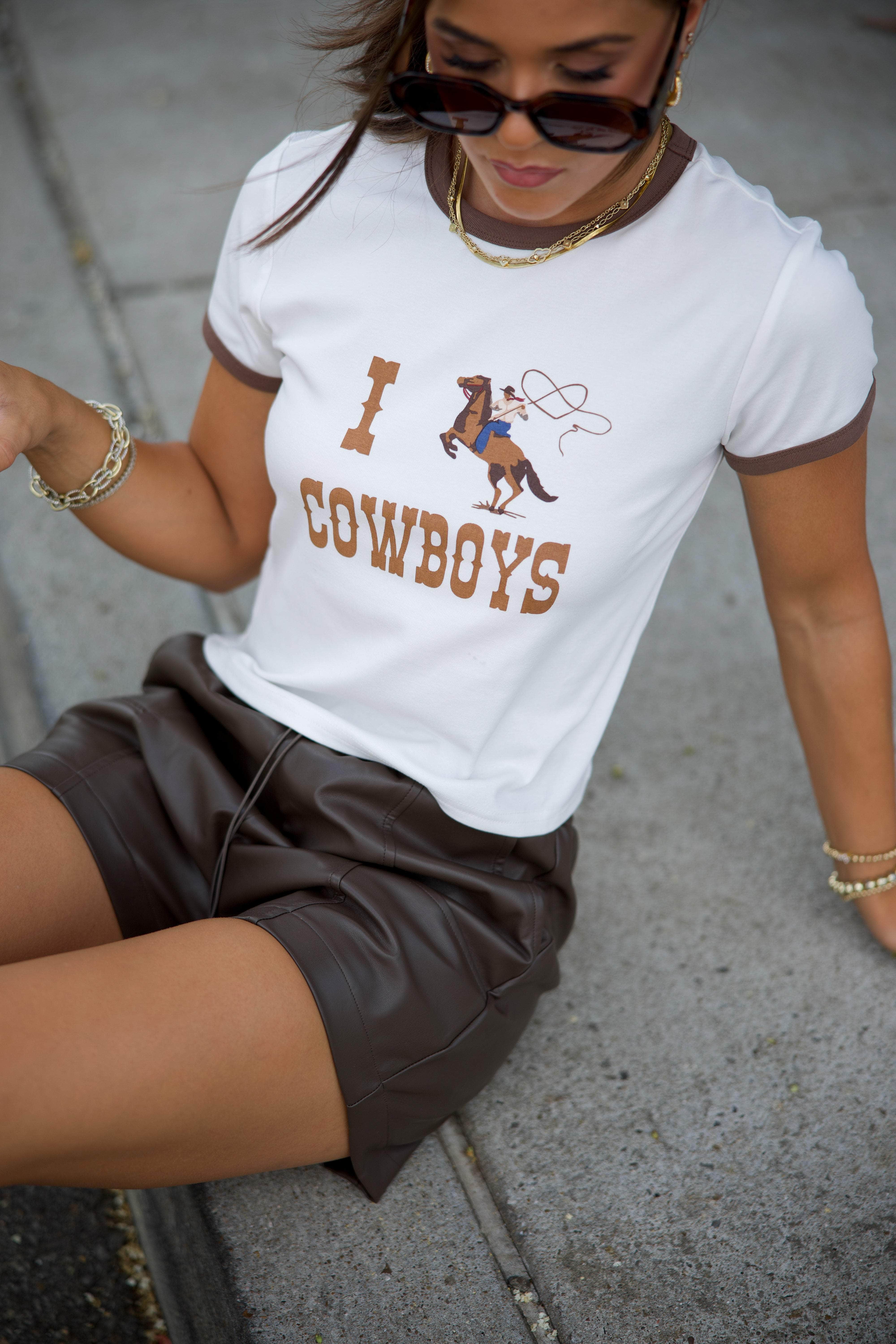I Love Cowboys Tee