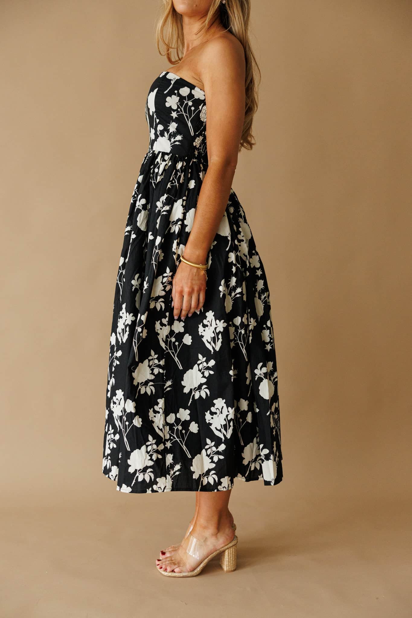Pre-Order! Black Magnolia Dress