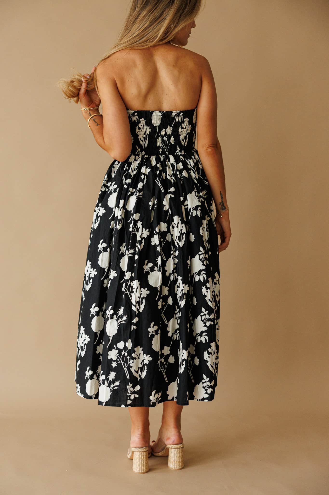 Pre-Order! Black Magnolia Dress