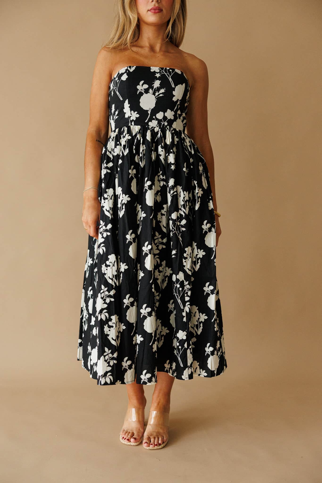 Pre-Order! Black Magnolia Dress