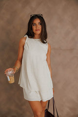 Shoreline Shift Linen Dress