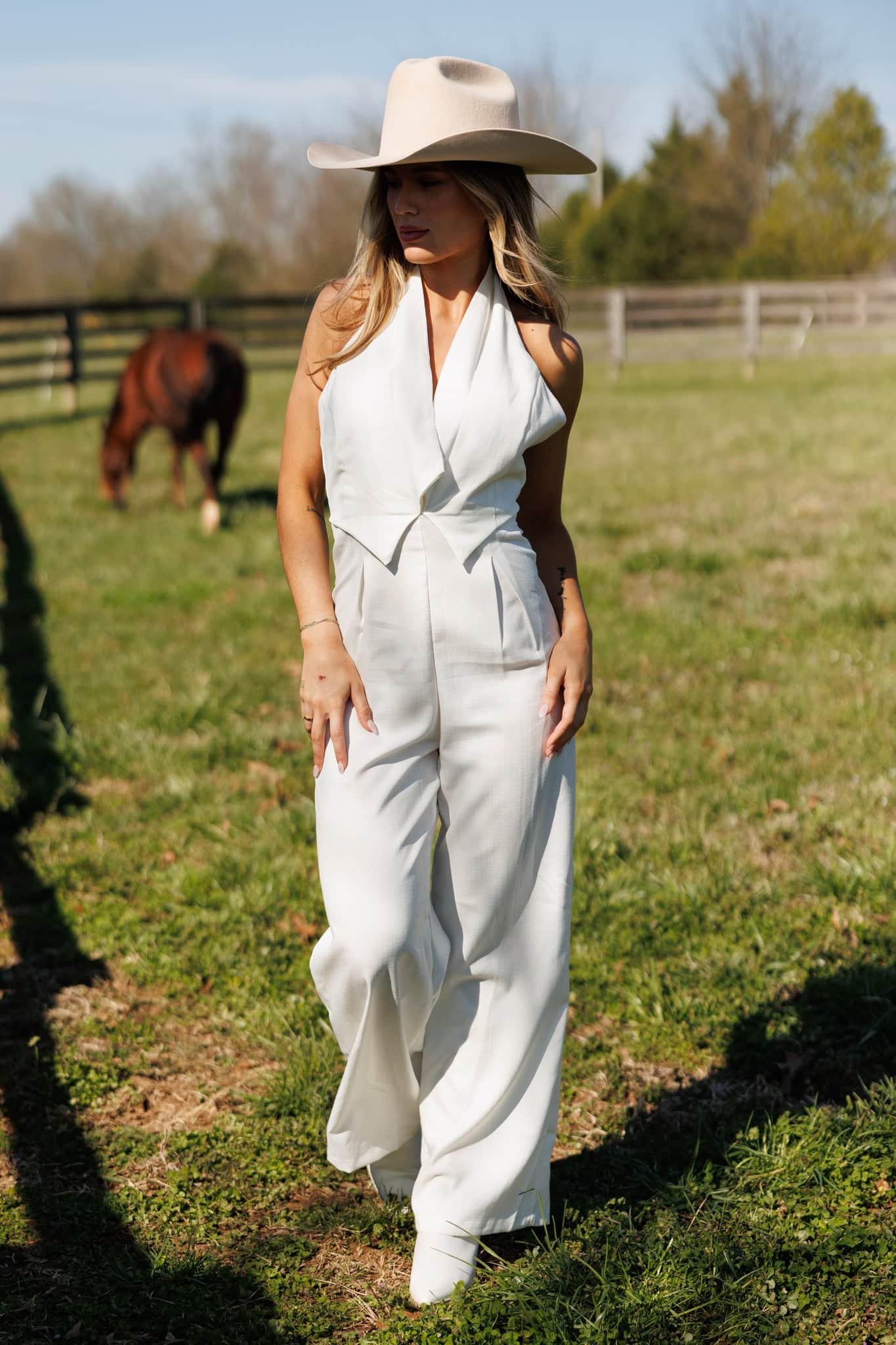 After Party Bride Jumpsuit