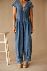 Pre-Order! Stevie Denim Jumpsuit