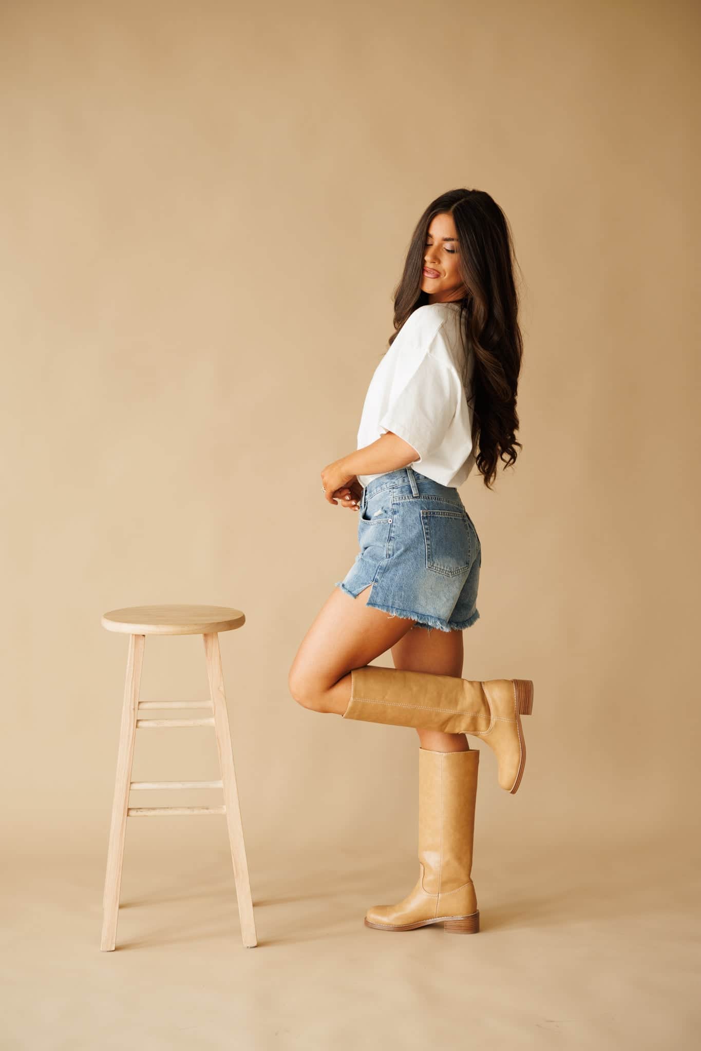 Indigo Denim Shorts