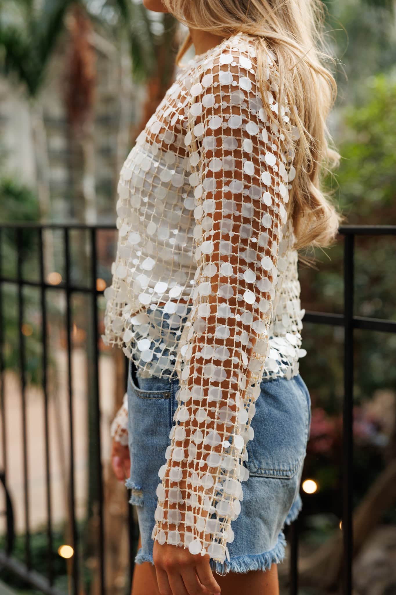 Resort Nights Sequin Top